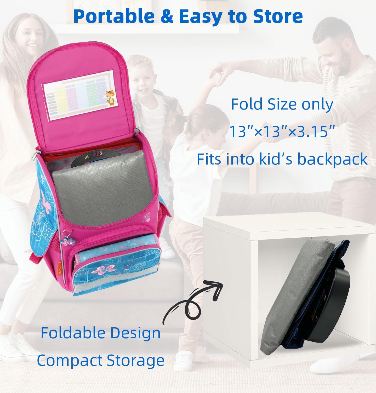 SUNLIN Light Up Dance Mat, Toy Gift for Girls Boys 3-10, Wireless Dance Pad w/ 9 Light-Up Buttons & Bluetooth, Music Pad w/ 4 Game Modes, Volume Control, Birthday Gifts for 3 4 5 6 7 8 Years Old Kids