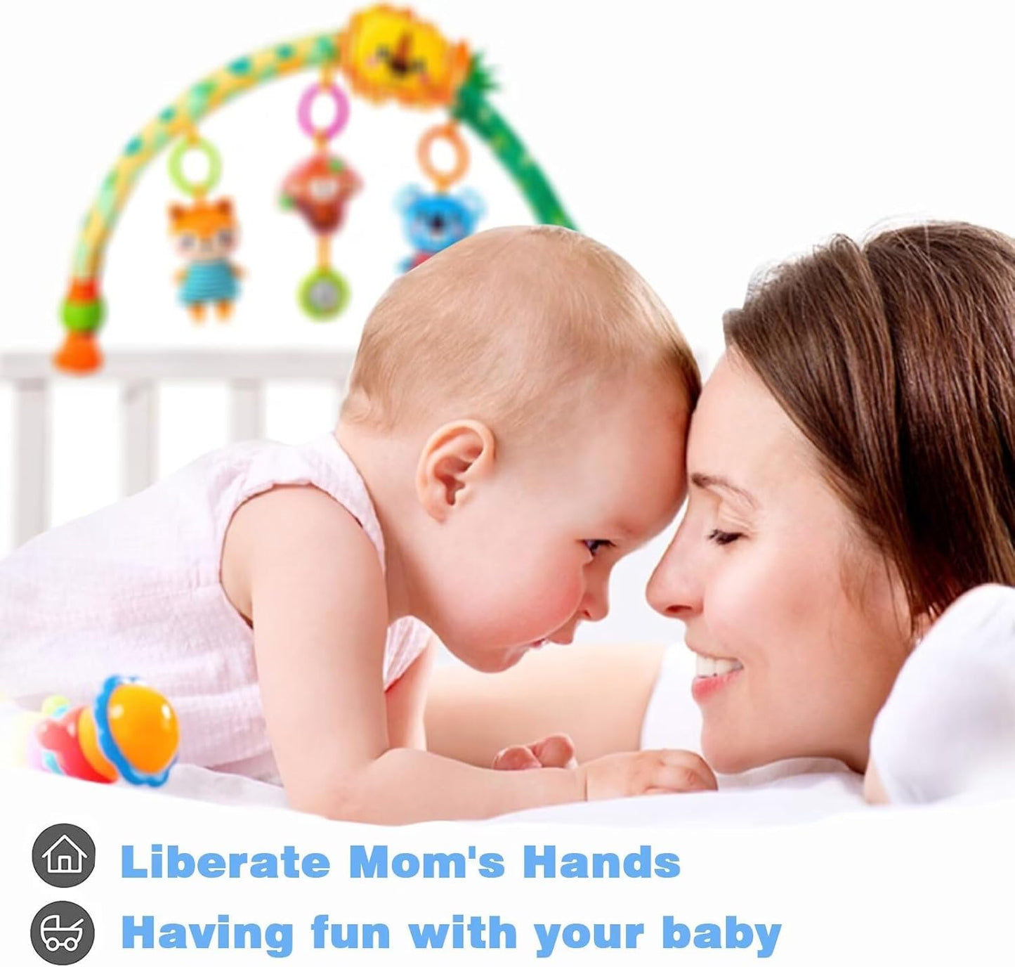 Pau1Hami1ton Baby Stroller Arch Toys, Car Seat Toys,Baby Gifts.S-19(Lion)