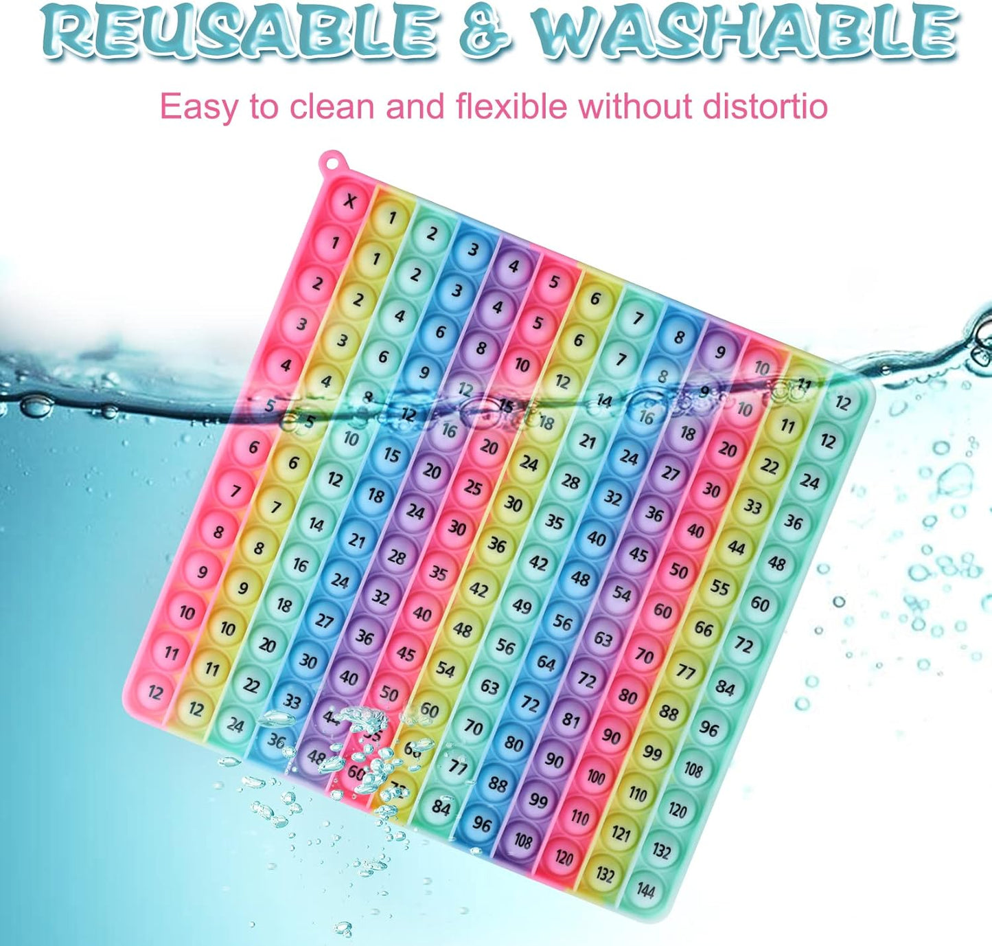 Multiplication Tables Games 12 X 12 Math Multiplication Flash Card Toys, Multiplication Games POP Create Various Multiplication Formulas for Teachers Two-Sided Multiplication Tables