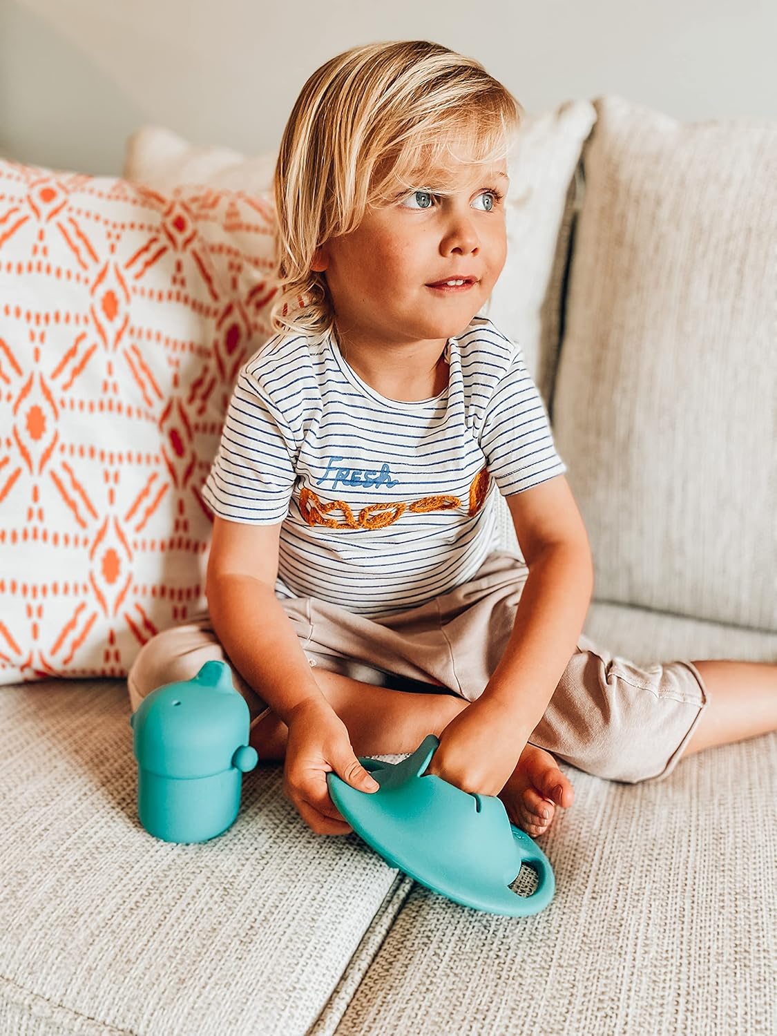 Pura my-my Kids Silicone Snack Container - Spill Proof, Reusable, Food Grade Silicone, Plastic-Free | Food Storage for Kids, Toddlers, Preschoolers, Babies & Infants