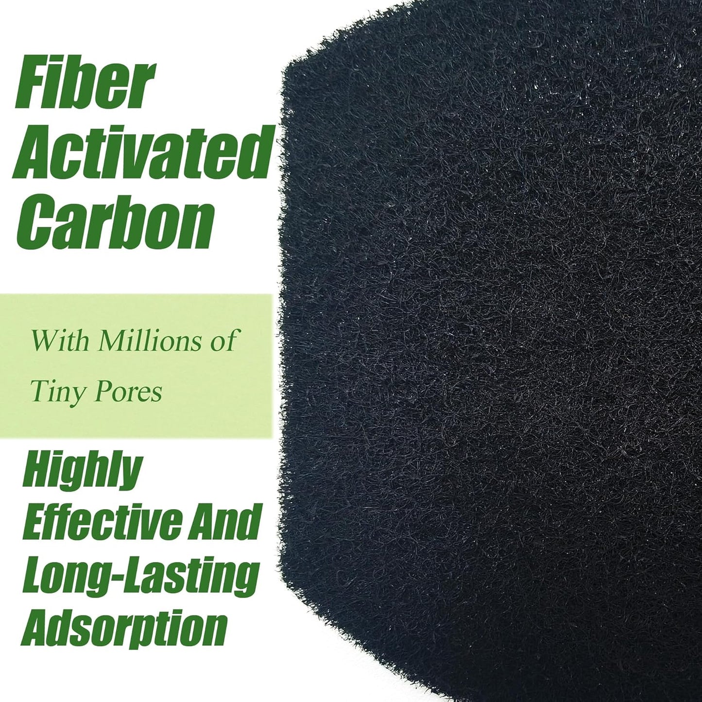 Diaper Pail Deodorizers Odor Eliminator Activated Charcoal Filter Refills Compatible with Ubbi Diaper Pail | 6 Pack Carbon Filter | Precise fit | Thickened | Natural, Keep Home Fresh