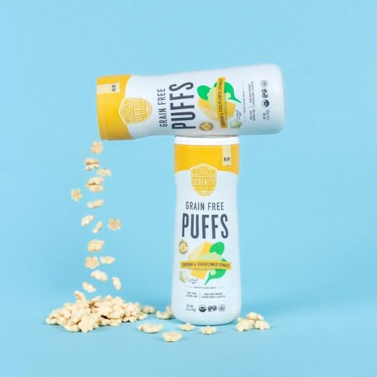Serenity Kids 6+ Months Grain-Free Baby Puffs Snack - Baby & Toddler Snacks for 6+ Months - No Added Sugar & Gluten & Rice Free - BPA & Allergen Safe with Organic Cassava & Veggies - 1.5 Oz, 6 Pack