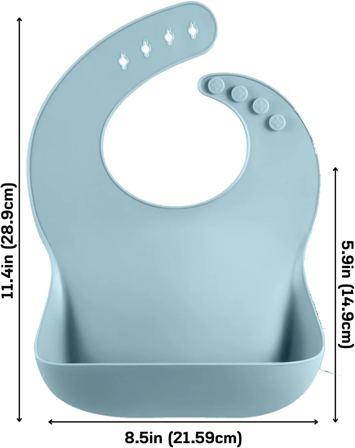 PandaEar Silicone Baby Feeding Set | 9PCS Baby Led Weaning Supplies Self Feeding Utensils | Divided Suction Plate Bowl Bibs Sippy Cup with Baby Snack Container Spoons Forks (Blue)