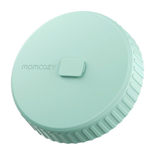 Momcozy Glass Breast Milk Pitcher Lid, Leak Proof with Thickened Silicone Seal, Easy-Open Design with Pressure Release Valve, Dishwasher Safe and Food Grade Caps-1 Pack, Green