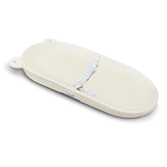 Baby Changing Pad, EVA Waterproof Non-Slip Changing Table Pad with Adjustable Strap for Dresser Changing Table Nursery, Portable Diaper Changing Pad, Oat