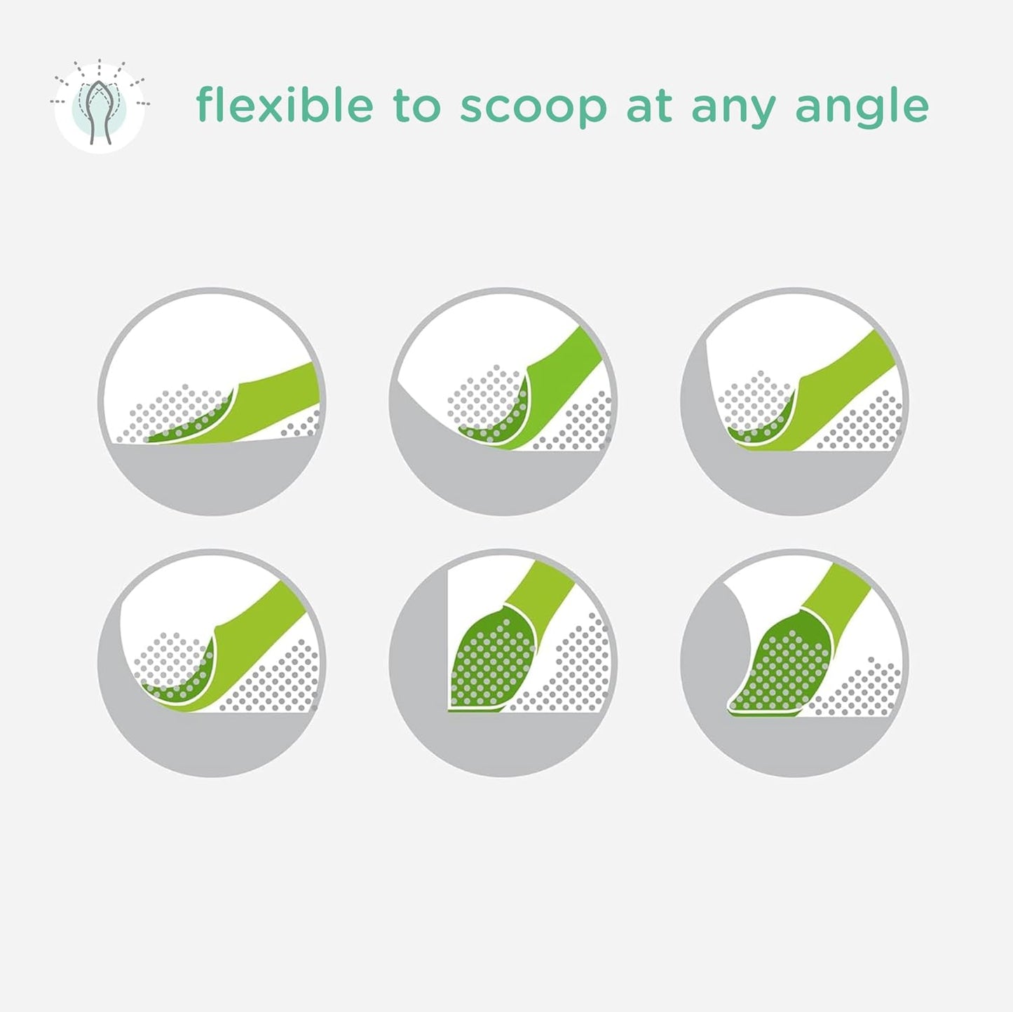 Olababy 100% Silicone Soft-Tip Training Spoon for Baby Led Weaning 2pack (Kiwi/Blueberry)