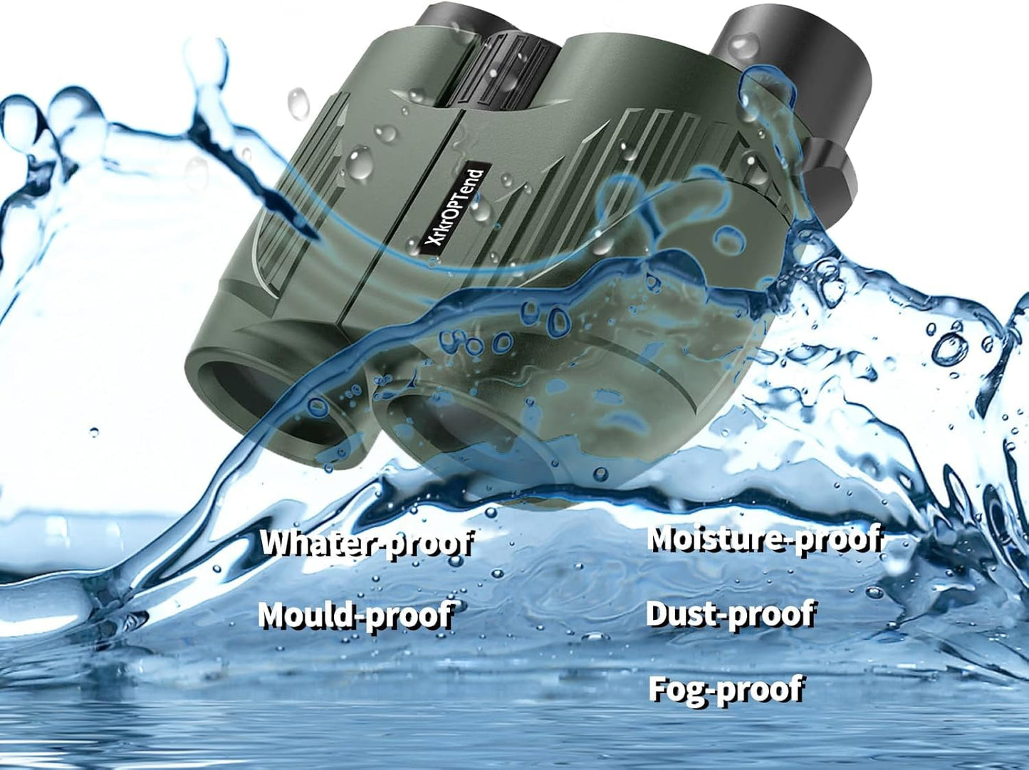 20x25 Compact Binoculars with Strap for Kids and Adults, Sharp Clear, Mini Low Weight Binoculars for Bird Watching,Hiking Outdoor, Cruise Ship,Concert