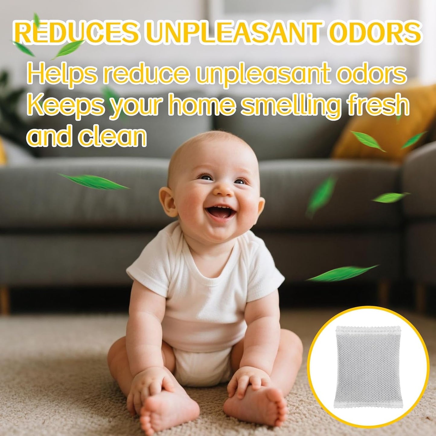 12pcs Carbon Filter Refills for Playtex, Activated Charcoal Odor Absorbing Deodorizer for Diaper Pail Systems Trash Cans Closets & Shoe Cabinets