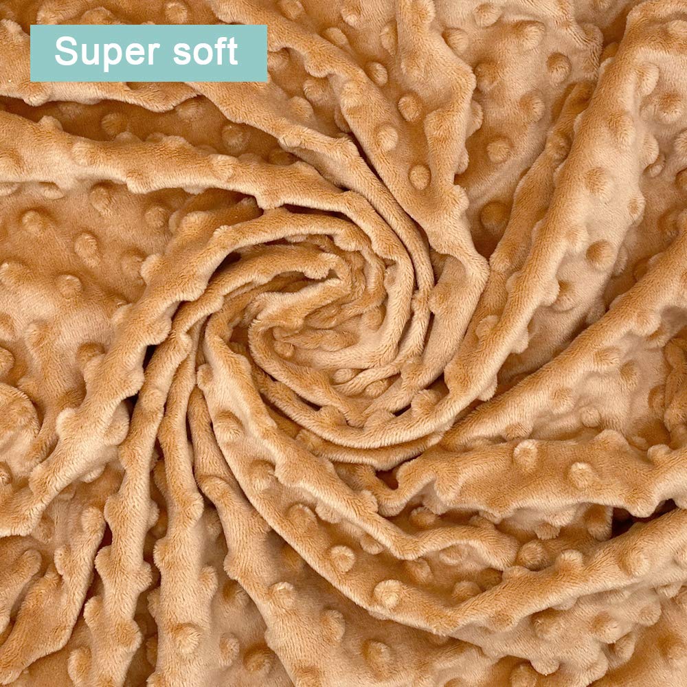 Owlowla Changing Pad Cover, Soft Minky Dots Changing Table Sheets for Baby Boy and Girl 2Pack(White/Classic Brown)