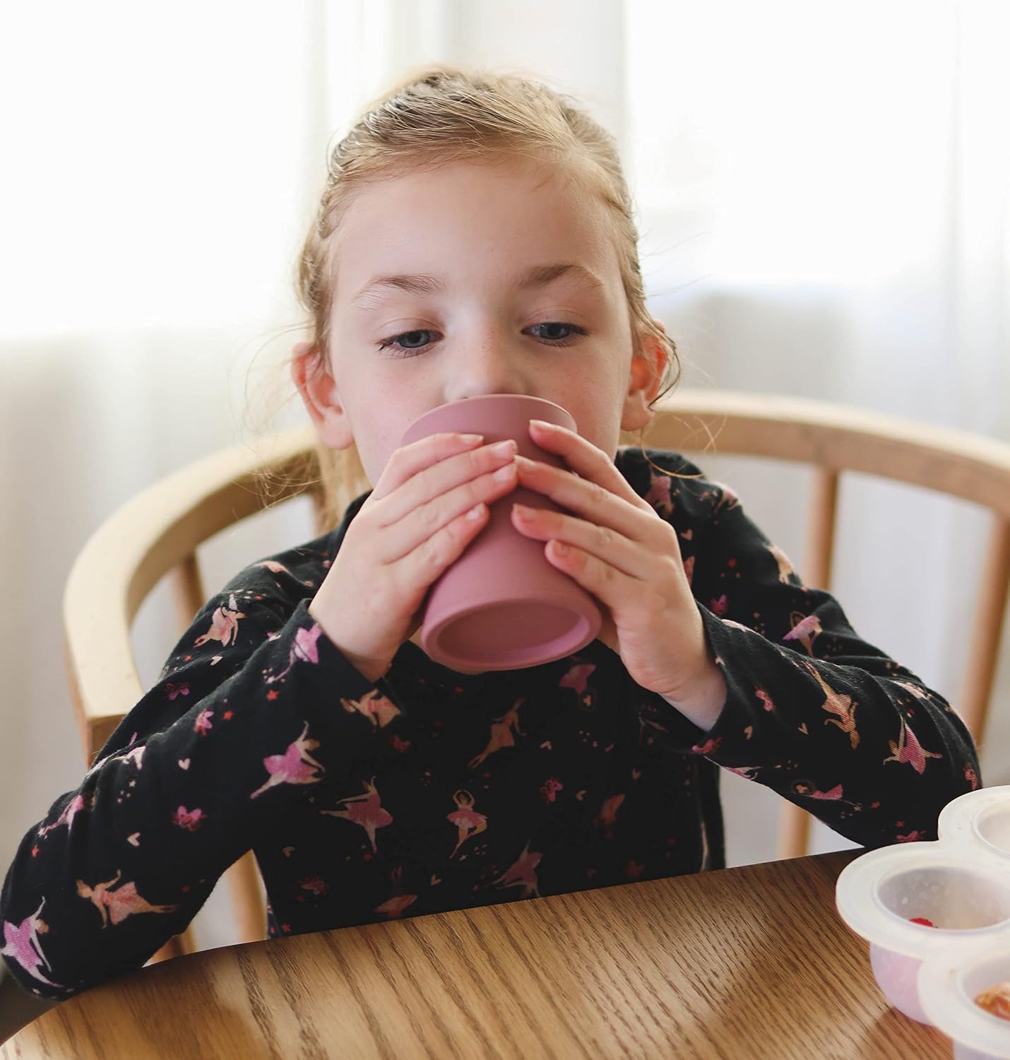 otterlove Silicone Baby & Toddler Training Cup - Pediatric OT Approved - 100% Platinum Pure LFGB Silicone - Unbreakable - Plastic Free - Tiny Cup Perfect for Baby Led Weaning (Woodchuck)