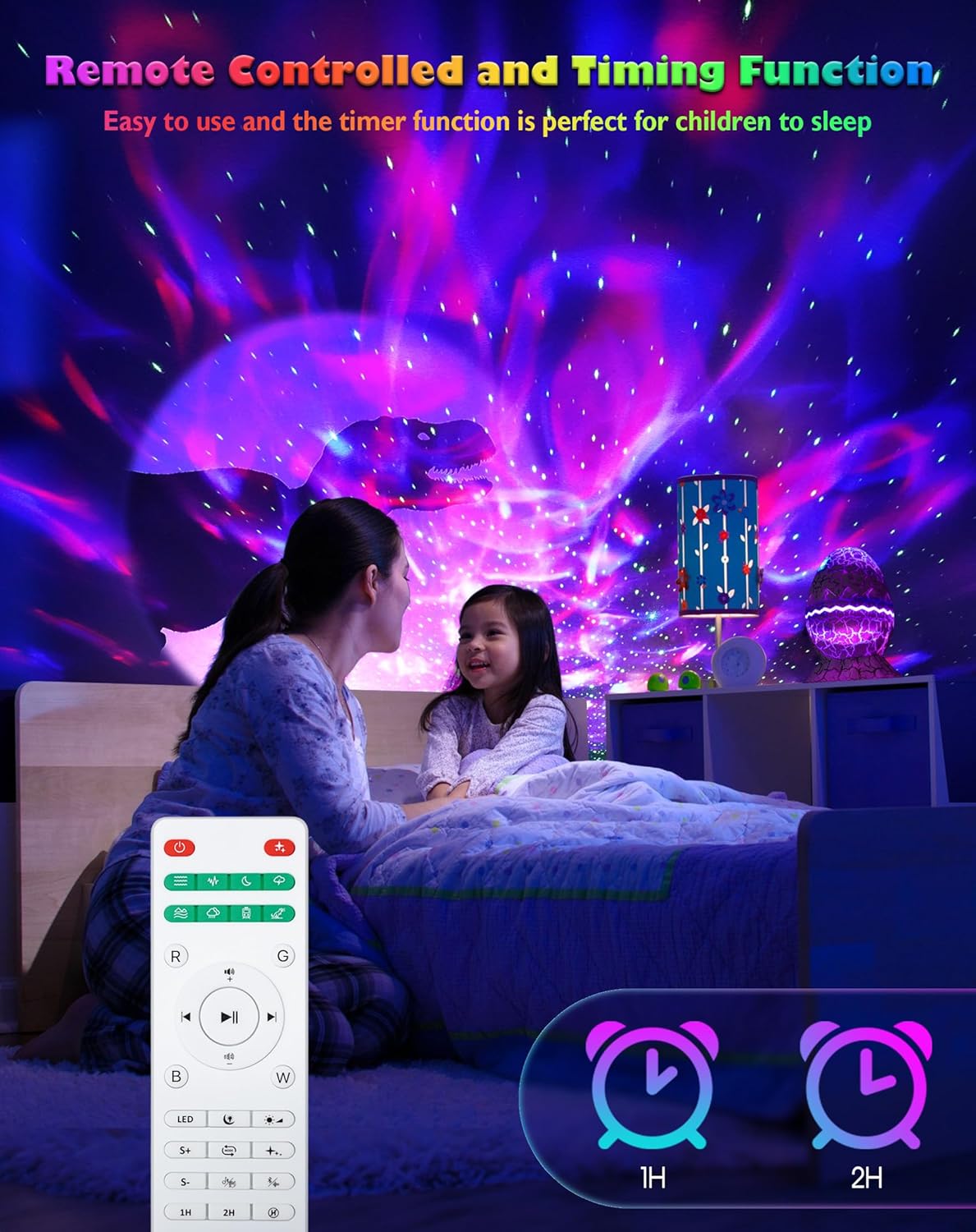 Rossetta Galaxy Projector, Star Projector Galaxy Light Projector for Bedroom, APP Control Projector Bluetooth Speaker and White Noise, Night Light for Kids Adults Home Theater, Ceiling, Room Decor
