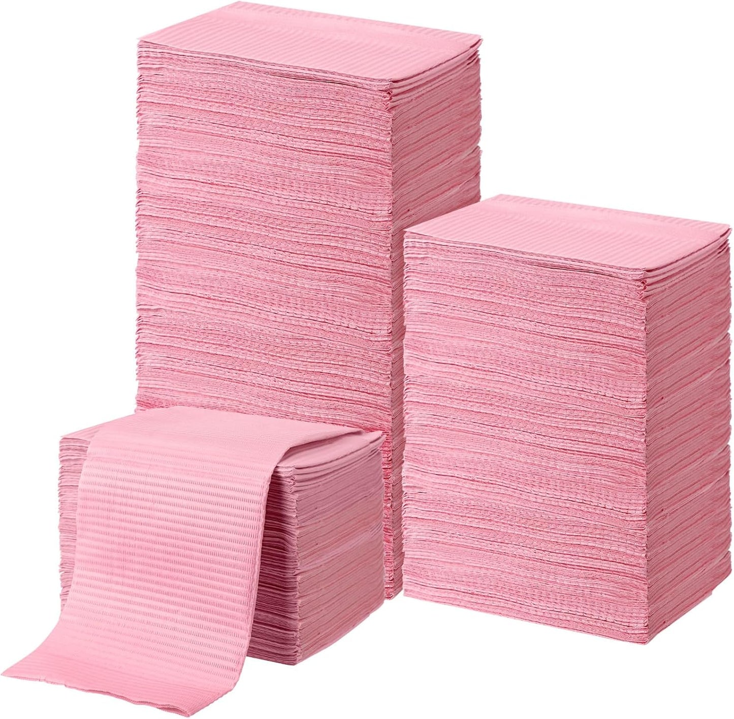 100pcs Disposable Changing Liner 2-ply Baby Changing Station Pad Disposable Changing Pads Diaper Changing Mat Portable Sanitary Liner Refills for Commercial Restrooms (Pink)